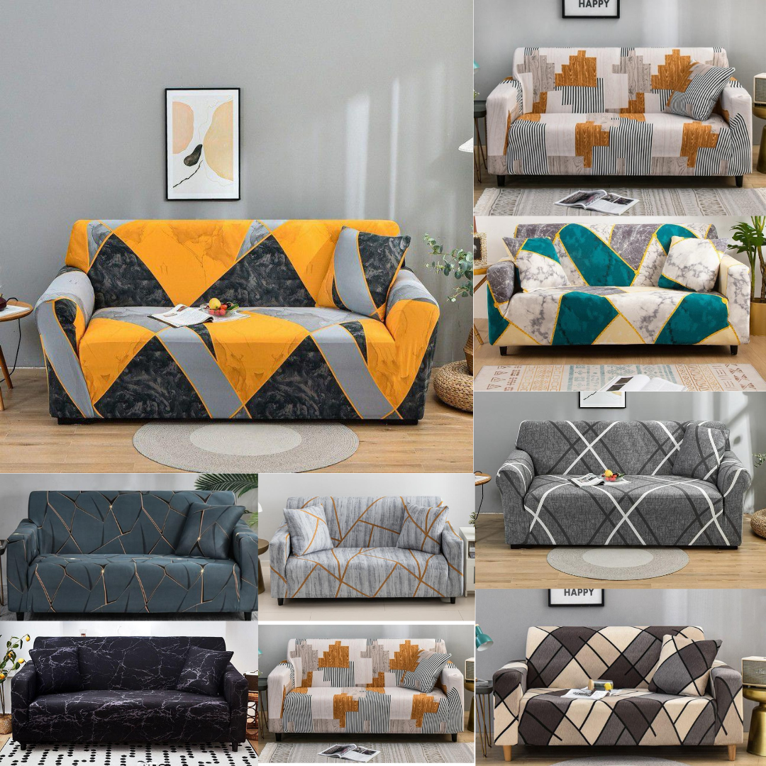 Printed polycotton Sofa Covers (1Seater)