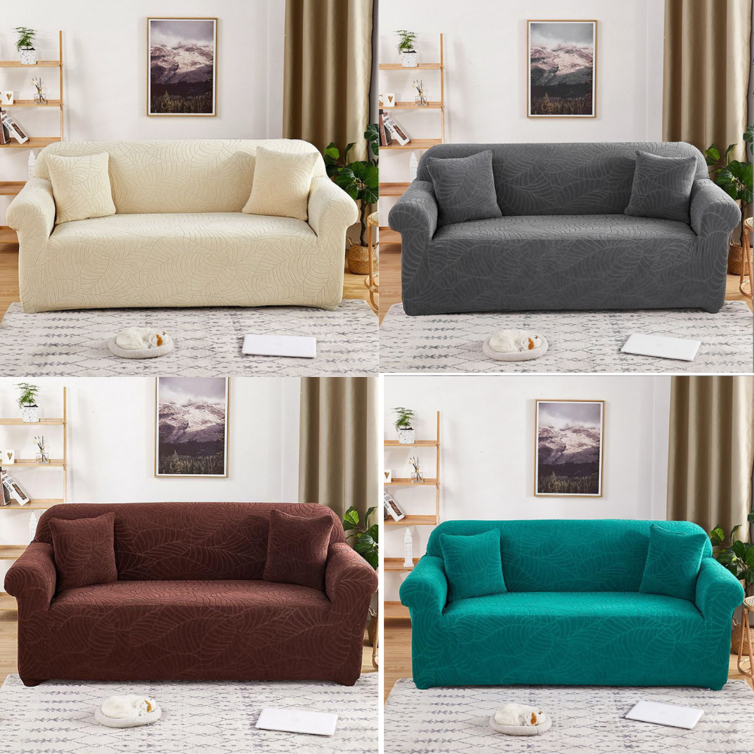 Damask Plain Sofa Covers01 (3 Seater)